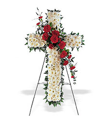 Hope and Honor Cross from Krupp Florist, your local Belleville flower shop