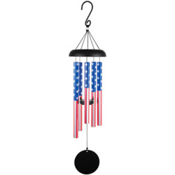 American Flag 32" Chime wc-63088 from Krupp Florist, your local Belleville flower shop