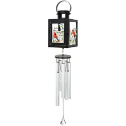 Cardinals Appear Lantern Chime wc-64125 from Krupp Florist, your local Belleville flower shop