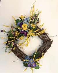 Wreath-square wreath-102 from Krupp Florist, your local Belleville flower shop