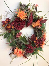 Wreath-Summer/Fall-wreath-123 from Krupp Florist, your local Belleville flower shop