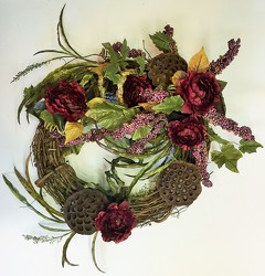 Wreath-plum/sage-wreath-29 from Krupp Florist, your local Belleville flower shop