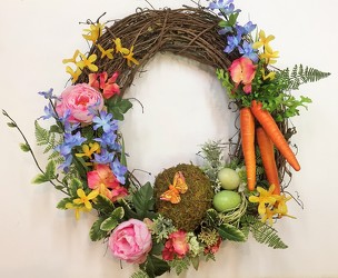 Easter wreath-wreath-44 from Krupp Florist, your local Belleville flower shop