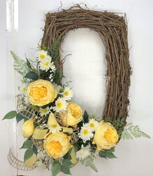 Wreath silk wreath22-03 from Krupp Florist, your local Belleville flower shop