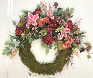 Wreath silk wreath22-04 from Krupp Florist, your local Belleville flower shop