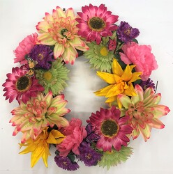 Wreath silk wreath22-06 from Krupp Florist, your local Belleville flower shop