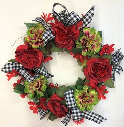 Wreath silk wreath22-10 from Krupp Florist, your local Belleville flower shop
