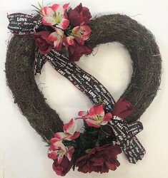 Wreath silk wreath23-09 from Krupp Florist, your local Belleville flower shop