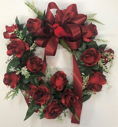 Wreath silk wreath23-11 from Krupp Florist, your local Belleville flower shop