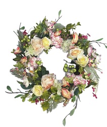 Wreath silk wreath23-16 from Krupp Florist, your local Belleville flower shop