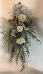 Silk arrangement xmas-arrg29 from Krupp Florist, your local Belleville flower shop