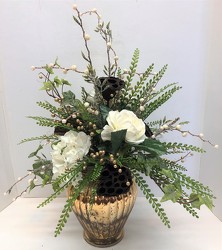 Silk arrangement-xmas-arrg52  from Krupp Florist, your local Belleville flower shop