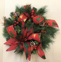 Christmas wreath xmas-wreath34  from Krupp Florist, your local Belleville flower shop