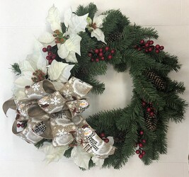 Christmas wreath xmas-wreath46 from Krupp Florist, your local Belleville flower shop