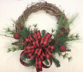 Wreath Xmas 48 from Krupp Florist, your local Belleville flower shop