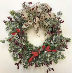 Christmas Wreath 4b from Krupp Florist, your local Belleville flower shop